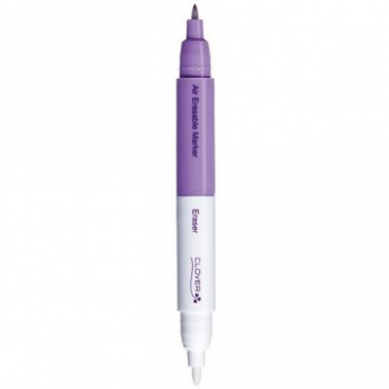 Luftlöslicher Vorzeichenstift mit Radierer (Violett fein) Clover